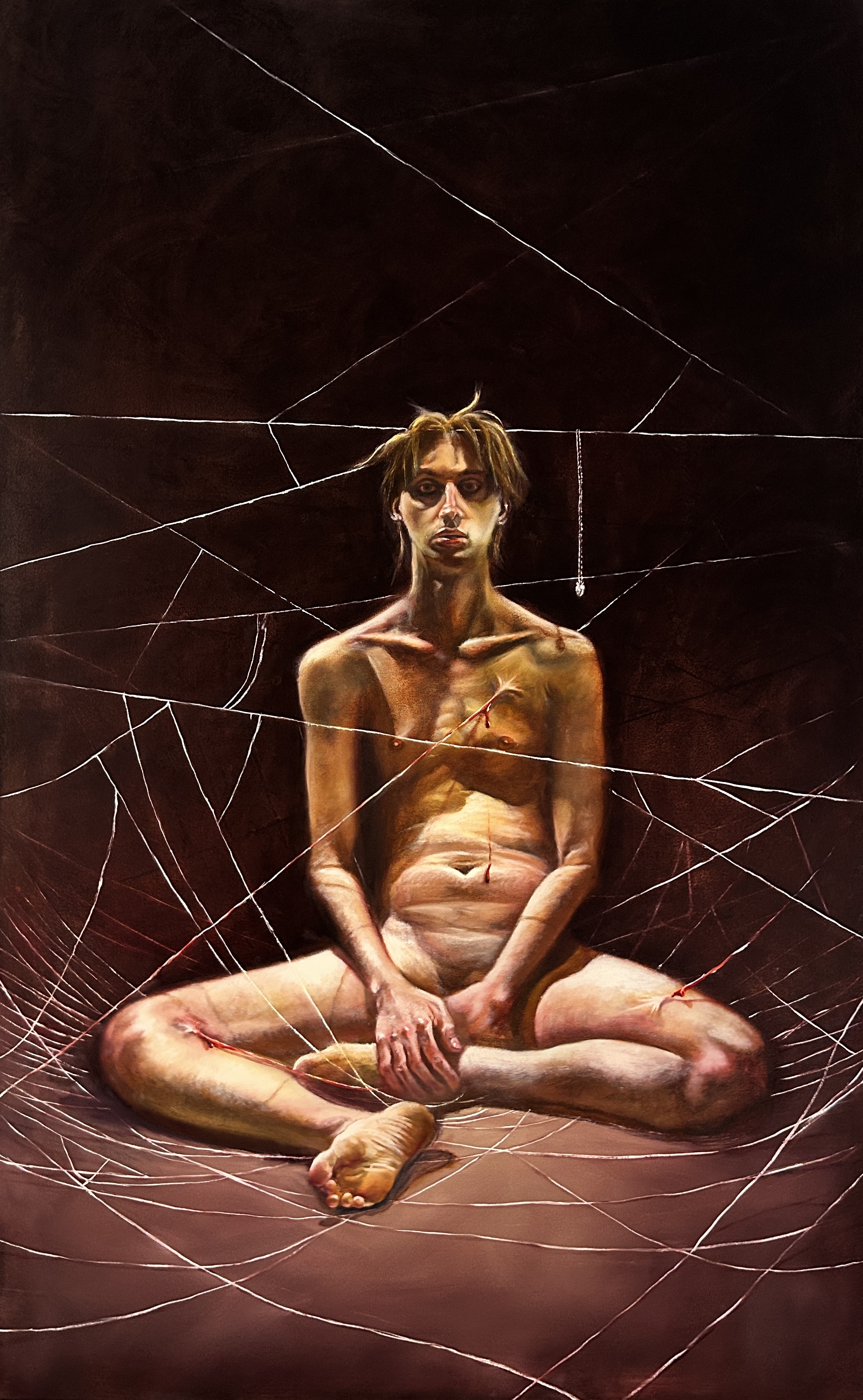 Ruminate, Figure 03, an oil painting by Justin Beck